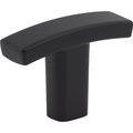 Elements By Hardware Resources 1-1/2" Overall Length Matte Black Square Thatcher Cabinet "T" Knob 859T-MB